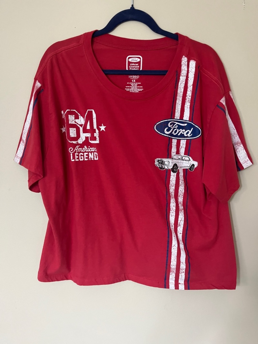 Ford Red Short-Sleeve '64 American Legend' Graphic Tee